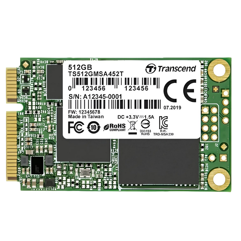 Накопитель SSD Transcend MSA452T, 512Гб, TS512GMSA452T