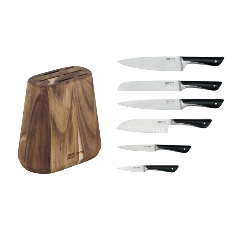 Set de Cuțite Tefal K267S656, Negru / Inox