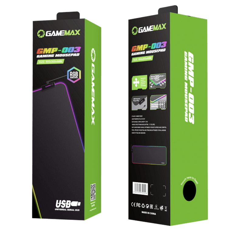 Игровой коврик для мыши Gamemax GMP-003, Extra Large, Чёрный
