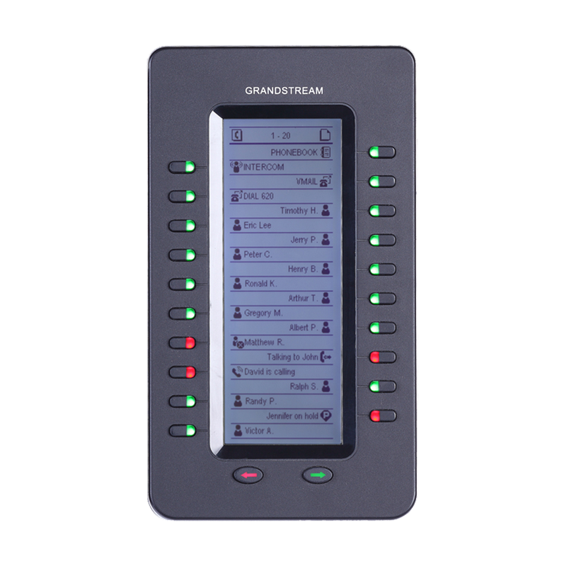 Modul de extensie Grandstream GXP2200EXT, Negru