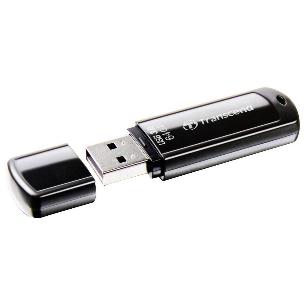 USB Flash накопитель Transcend JetFlash 700, 64Гб, Чёрный