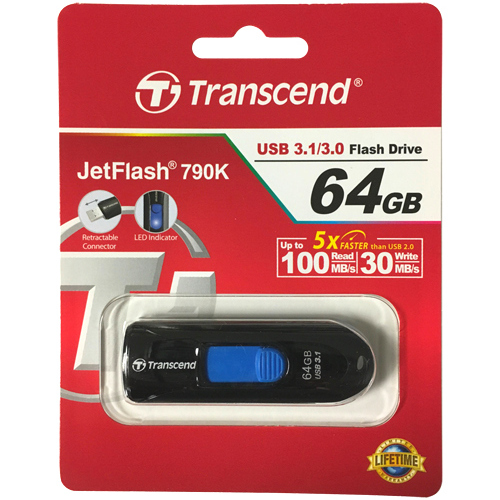 Flash Drive Transcend JetFlash 790 64GB USB3.1