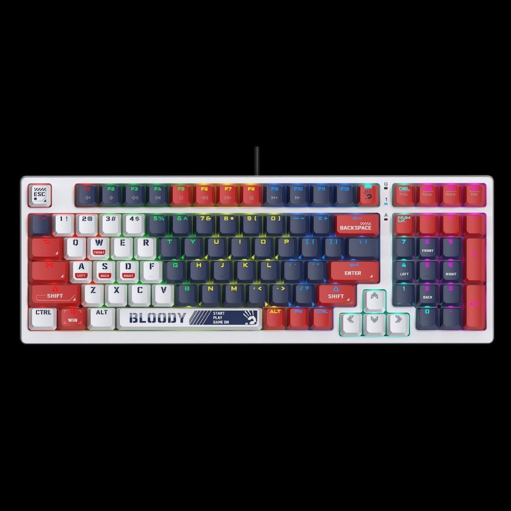 Tastatură Bloody S98, Cu fir, Bleumarin