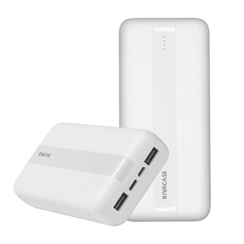 Power Bank Rivacase 20000 mAh, VA2081, White