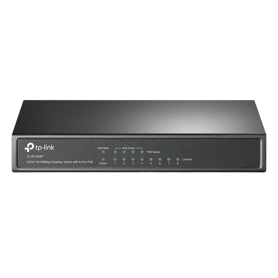 Comutator PoE TP-LINK TL-SF1008P, 4x IEEE 802.3af/at