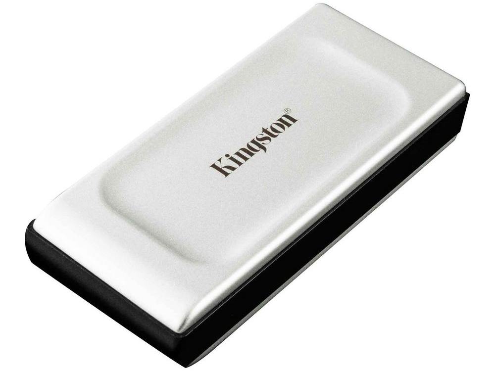 SSD portabil extern Kingston XS2000, 500 GB, Argintiu (SXS2000/500G)