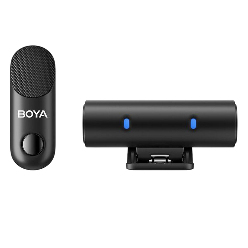 Microfon portabil pentru înregistrare vocală Boya Magic Fără fir Negru