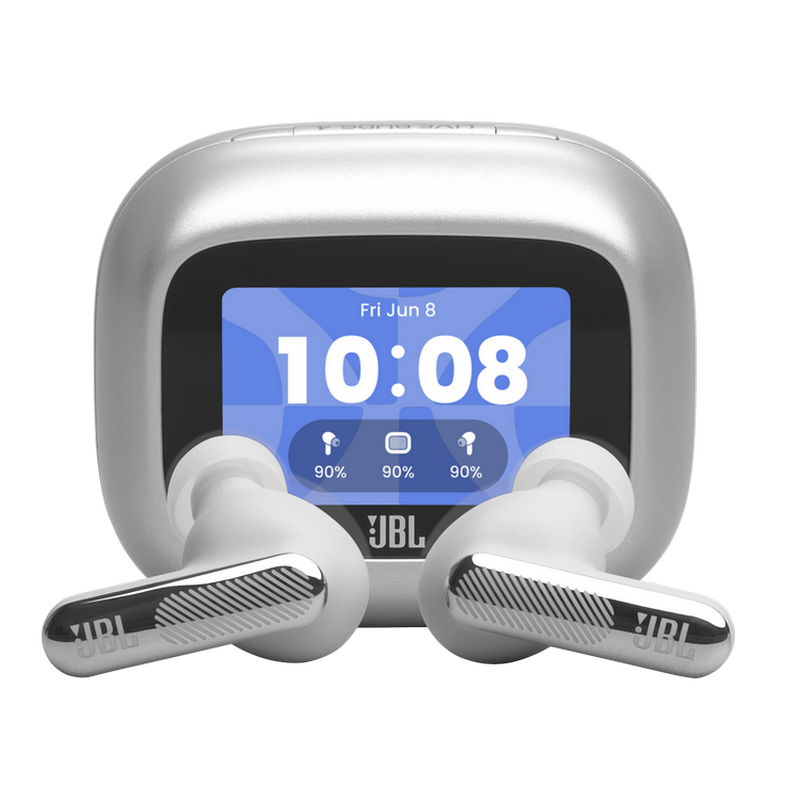 Căști Bluetooth JBL LIVE Beam 4 Argintiu