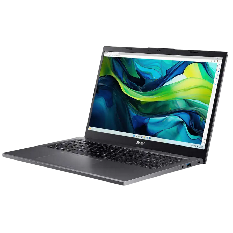 Laptop 15,6" Acer Aspire 15 A15-41M, Steel Gray, AMD Ryzen 7 8840HS, 16GB/1024GB, Linux eShell