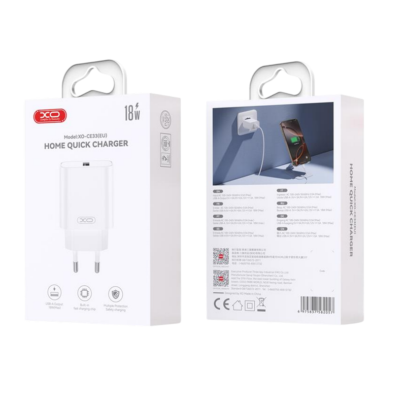 Încărcător XO CE33 Alb