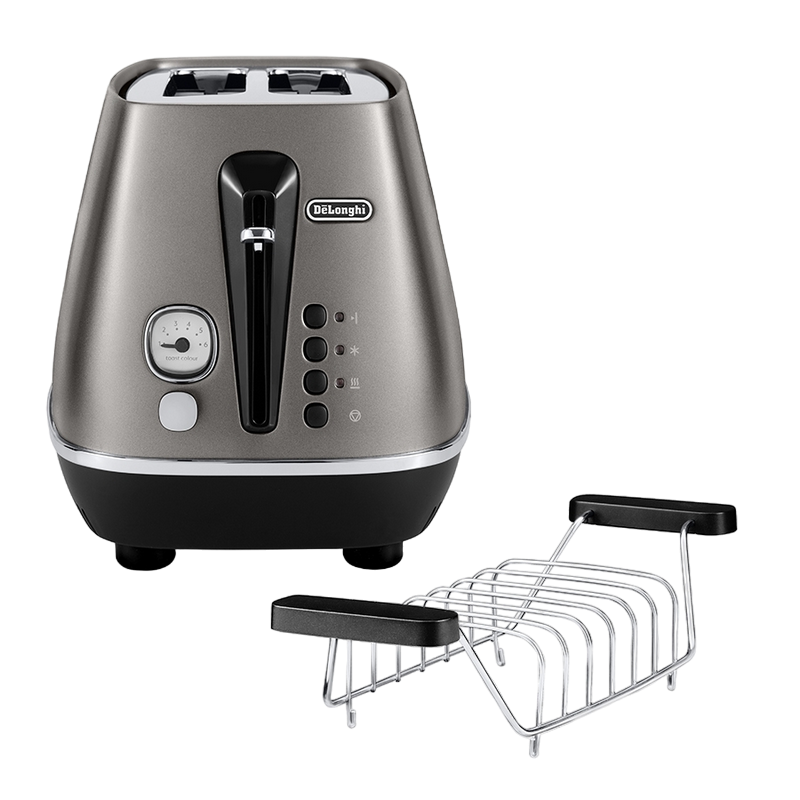 Toaster DeLonghi CTIN2103.TB, Titanium Black