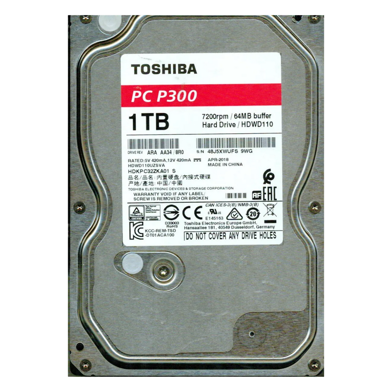 Жесткий диск Toshiba Performance P300, 3.5