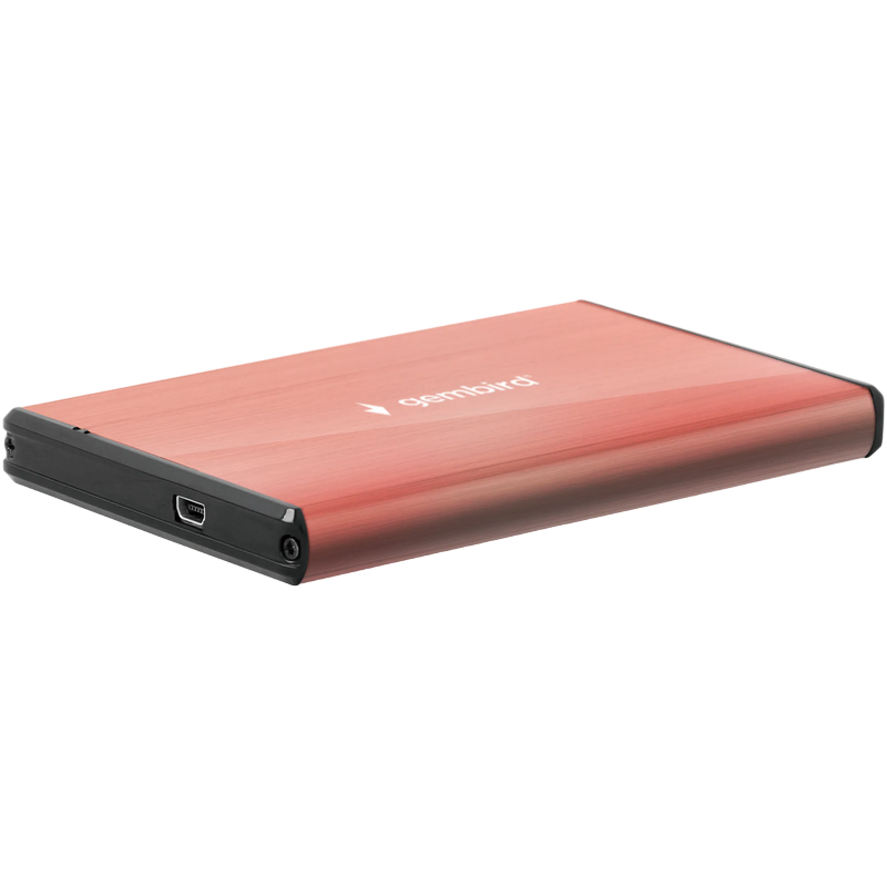 Внешний корпус Gembird EE2-U3S-3-P, Розовый (EE2-U3S-3-P)