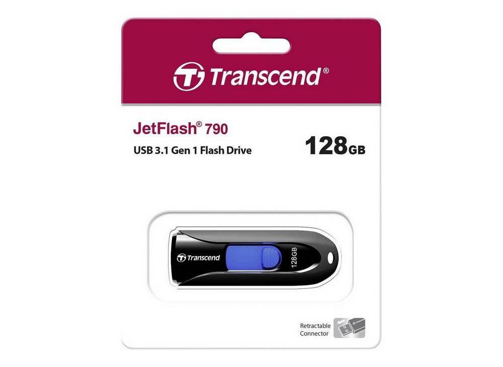 Flash Drive Transcend JetFlash 790 128GB  USB3.1