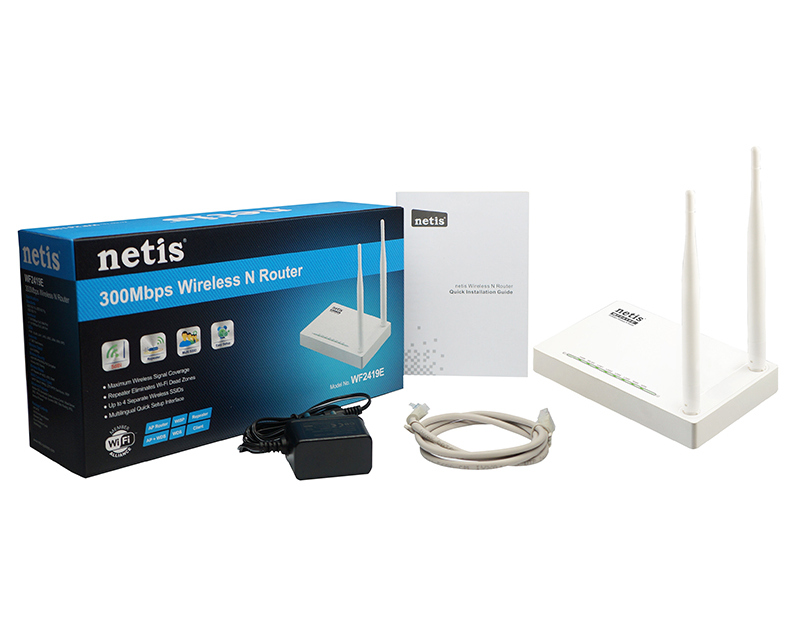 Netis WF2419E, IEEE 802.11b, IEEE 802.11g, IEEE 802.11n