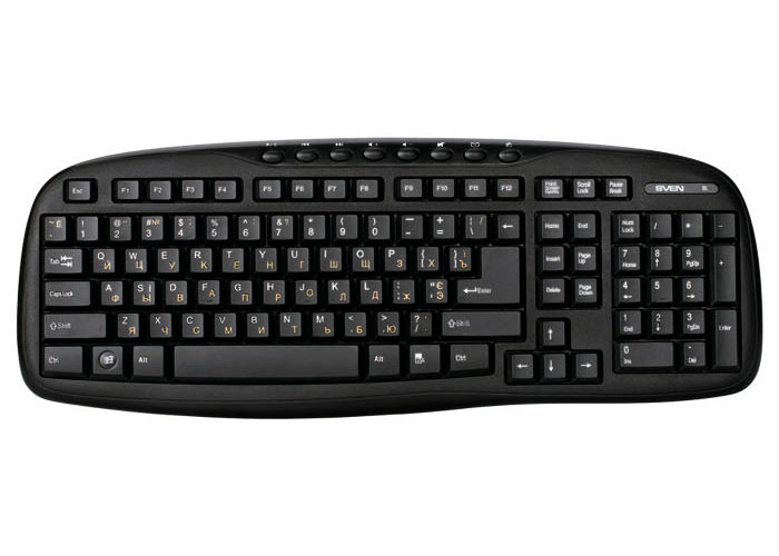 Set Tastatură + Mouse SVEN KB-C3600W, Fără fir, Negru