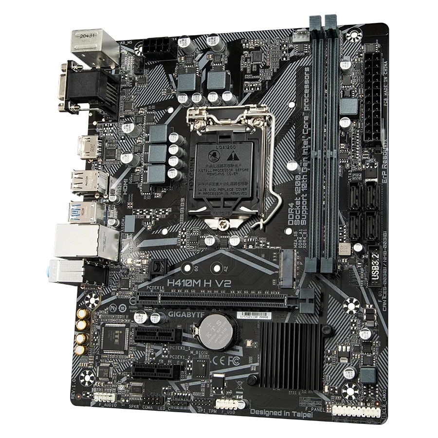 MB S1200 Gigabyte H410M H V2 1.0 mATX