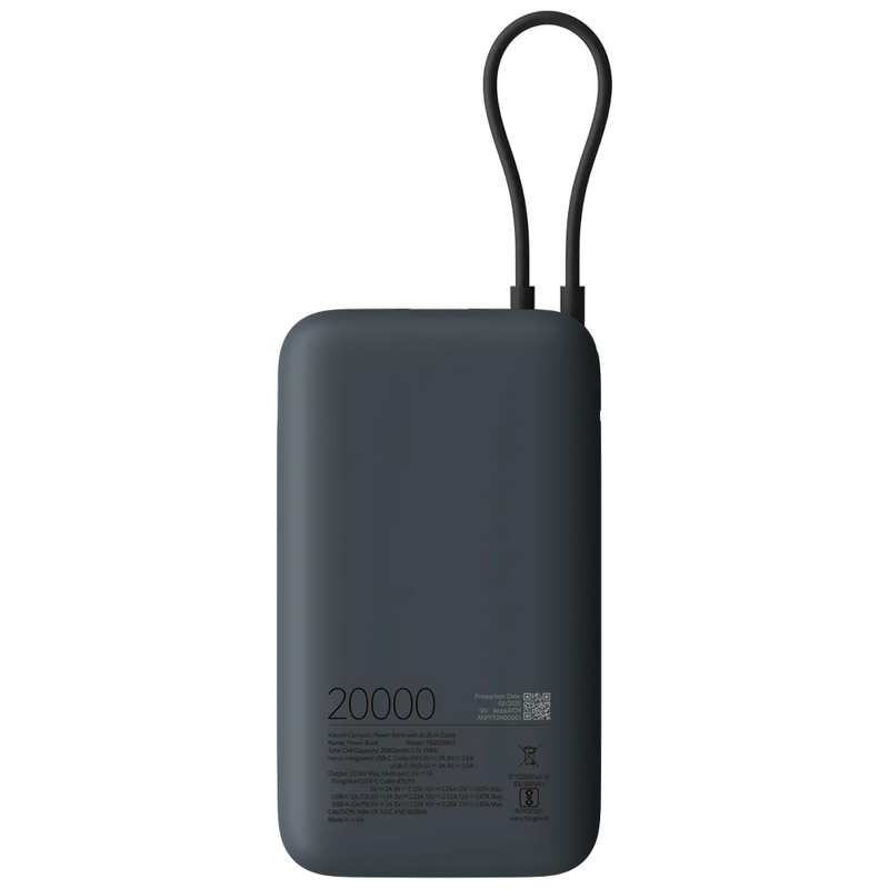 Acumulator extern Xiaomi BHR9740GL Gri