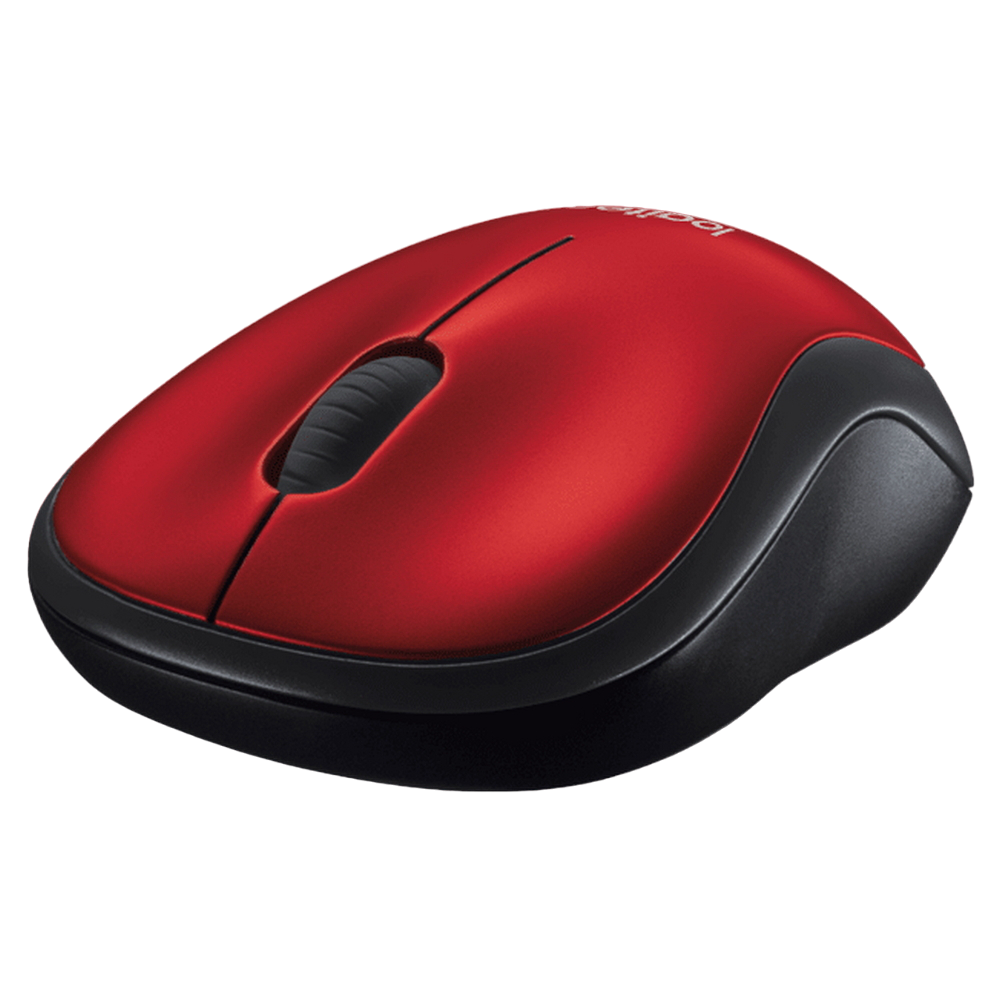 Беcпроводная мышь Logitech M185, Красный