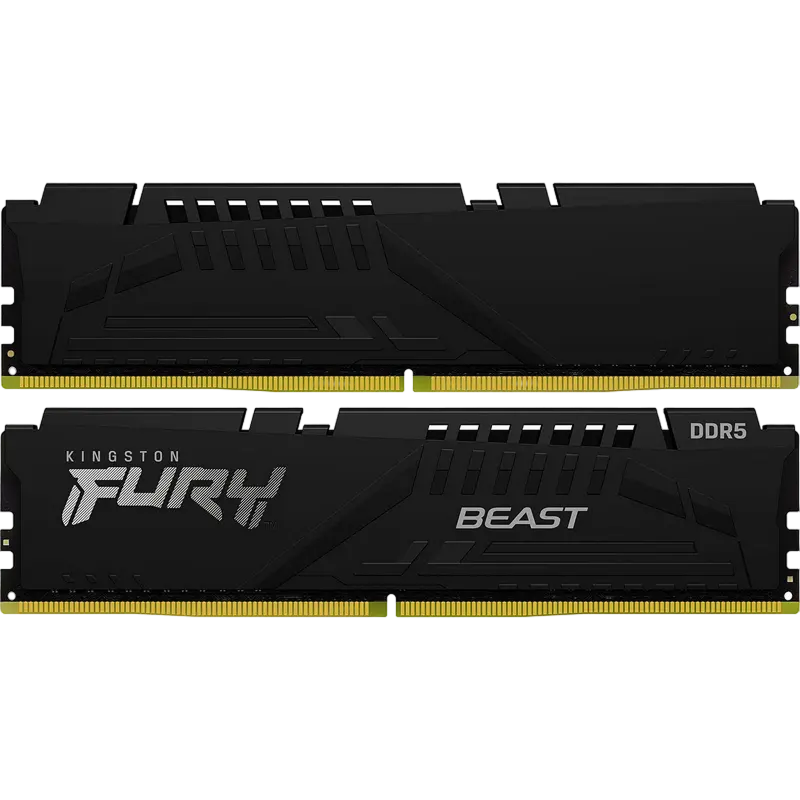 32GB DDR5-6800MHz  Kingston FURY Beast (Kit of 2x16GB) (KF568C34BBEK2-32), CL34-45-45, 1.4V, AMD EXP
