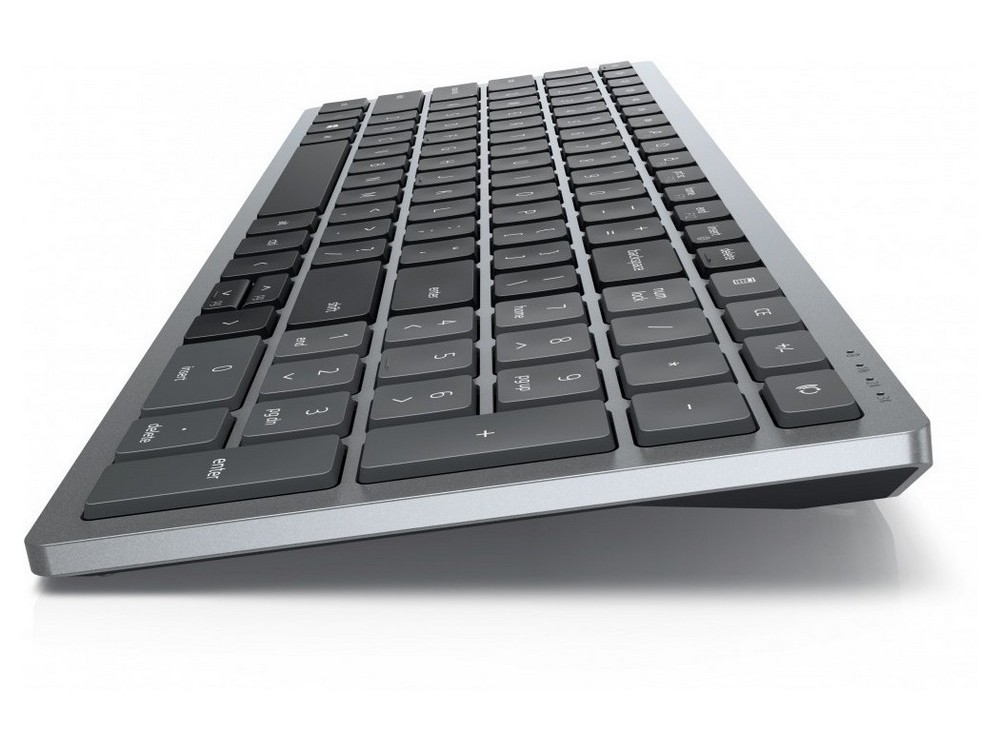 Tastatură DELL KB740, Fără fir, Gri