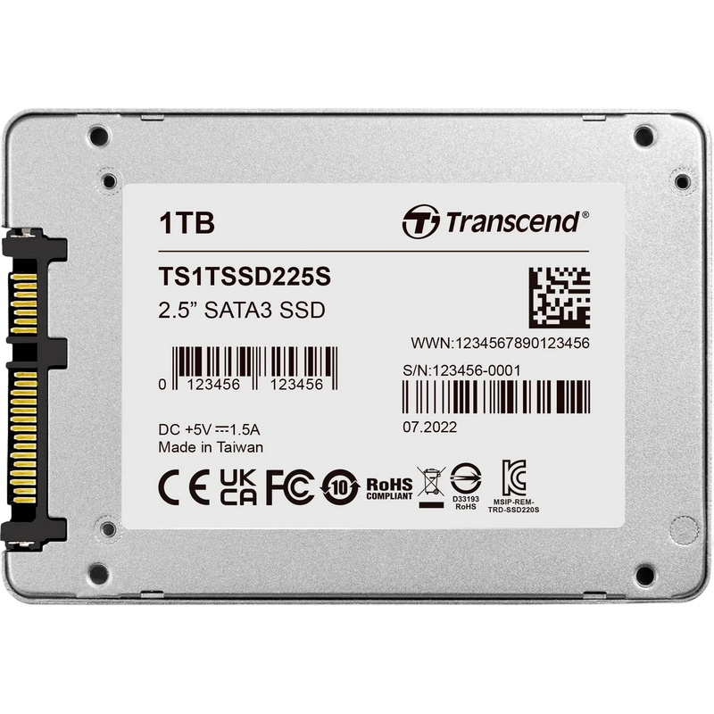 Unitate SSD Transcend 225S, 1000GB, TS1TSSD225S