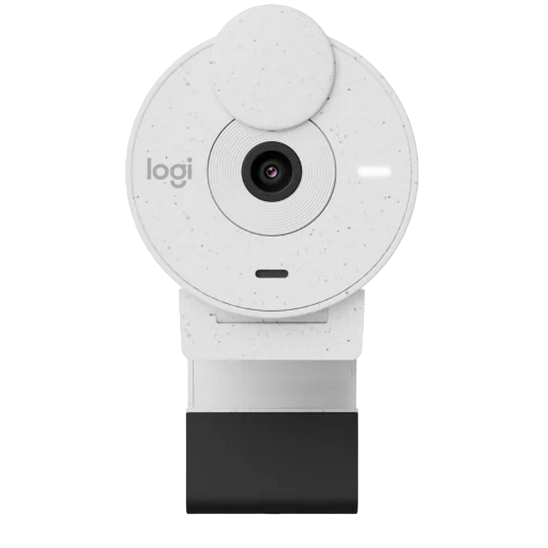 Cameră Web Logitech BRIO 300, Full-HD 1080P, Alb
