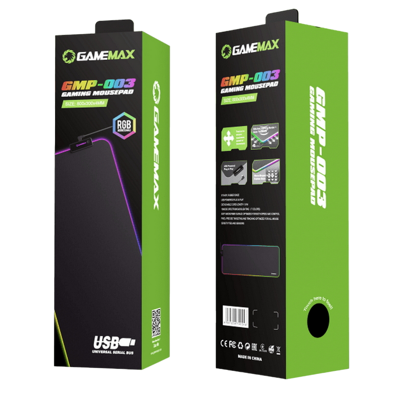 Игровой коврик для мыши Gamemax GMP-003, Extra Large, Чёрный