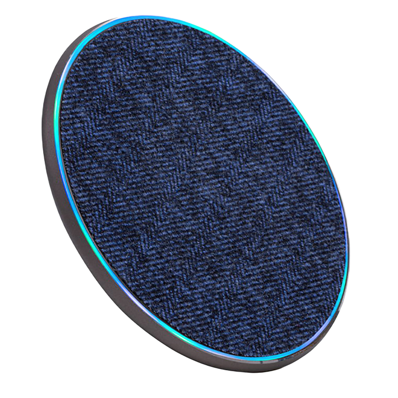 Wireless Charger Rivacase VA4915 BL3, 10W, Blue Fabric