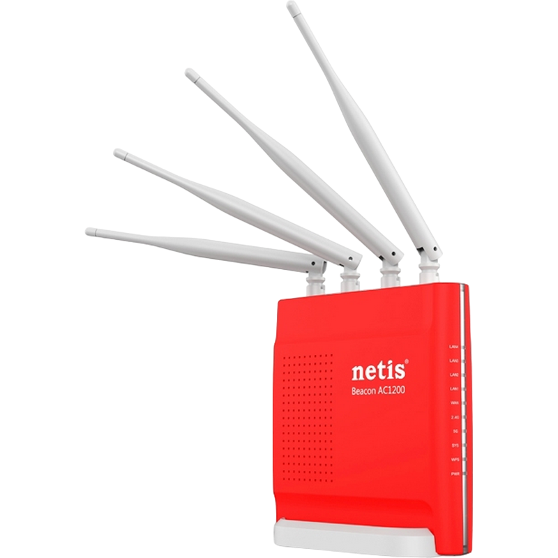 Router fără fir Netis WF2681, Roșu