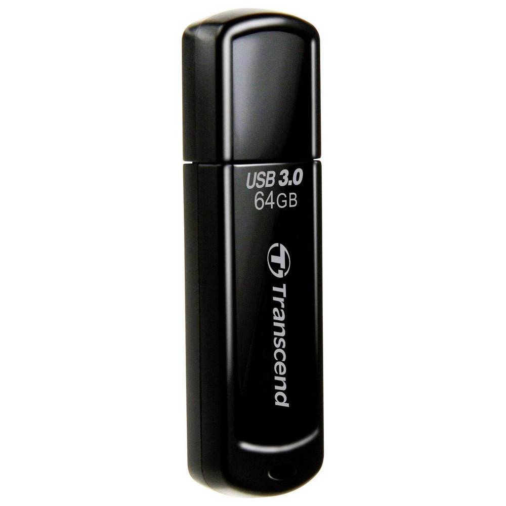 USB Flash накопитель Transcend JetFlash 700, 64Гб, Чёрный