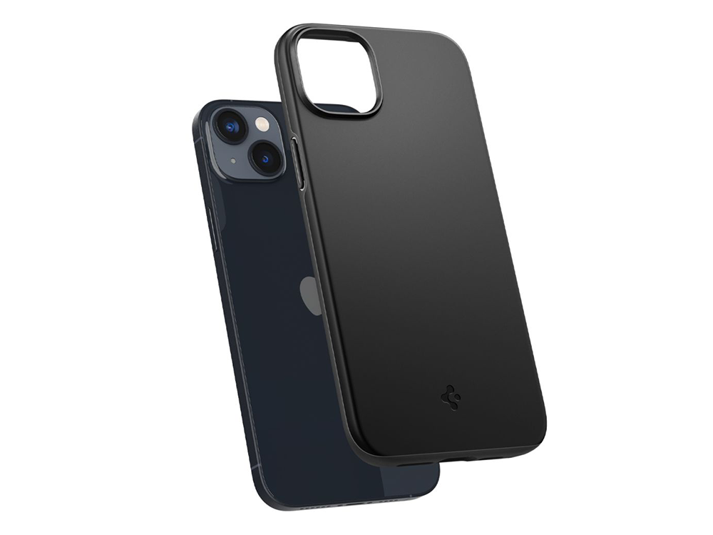 Чехол Spigen iPhone 14 Plus, Thin Fit, Чёрный