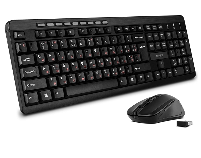 Клавиатура и мышь SVEN KB-C3400W