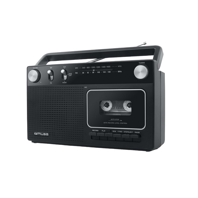 Портативное радио MUSE M-152 RC, Чёрный