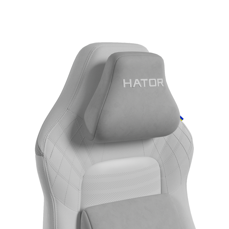 Scaun Gaming HATOR Darkside 3L Pro PU Piele Alb