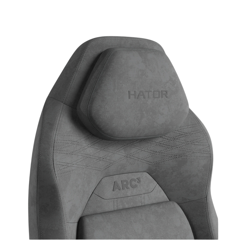 Scaun Gaming HATOR Arc 3 L Velur Gri