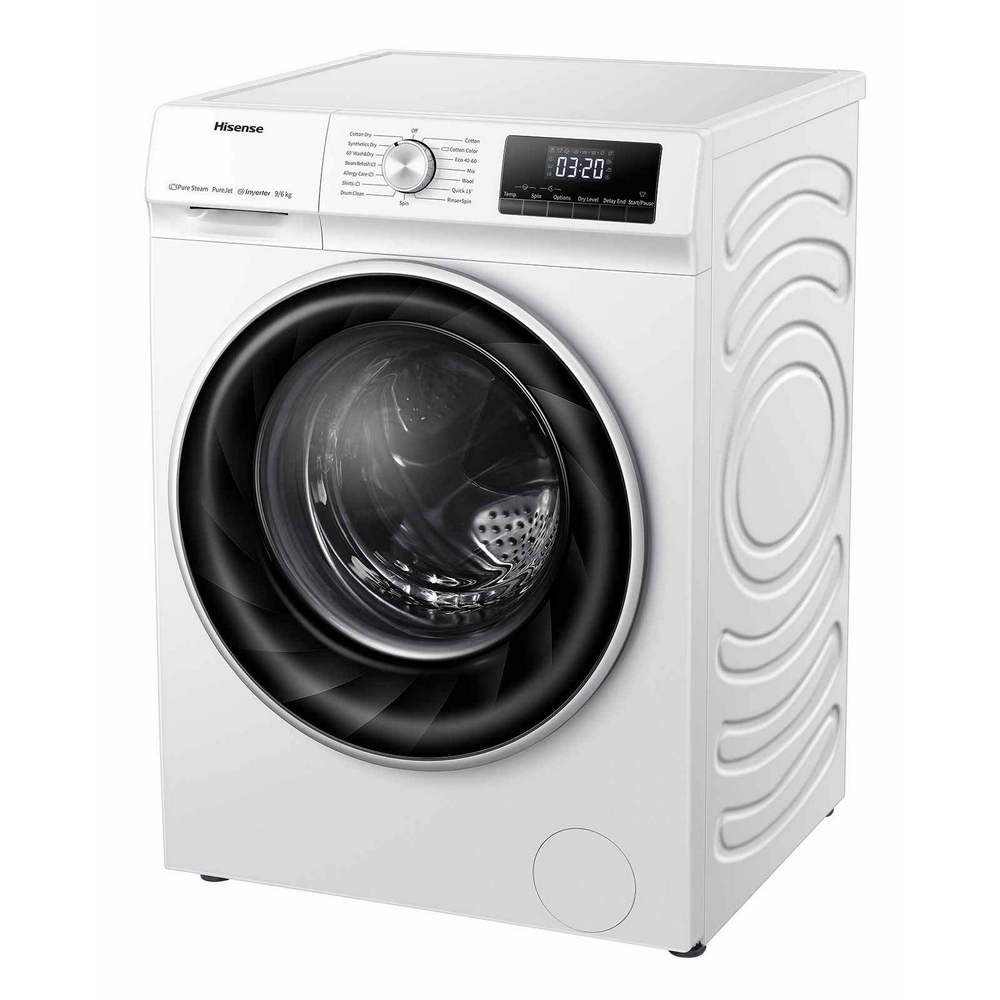 Mașină de spălat cu uscător Hisense WDQY9014EVJM, 10, Alb