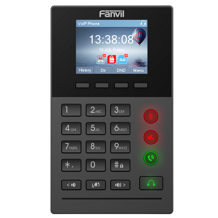 Telefon IP Fanvil X2P, Negru