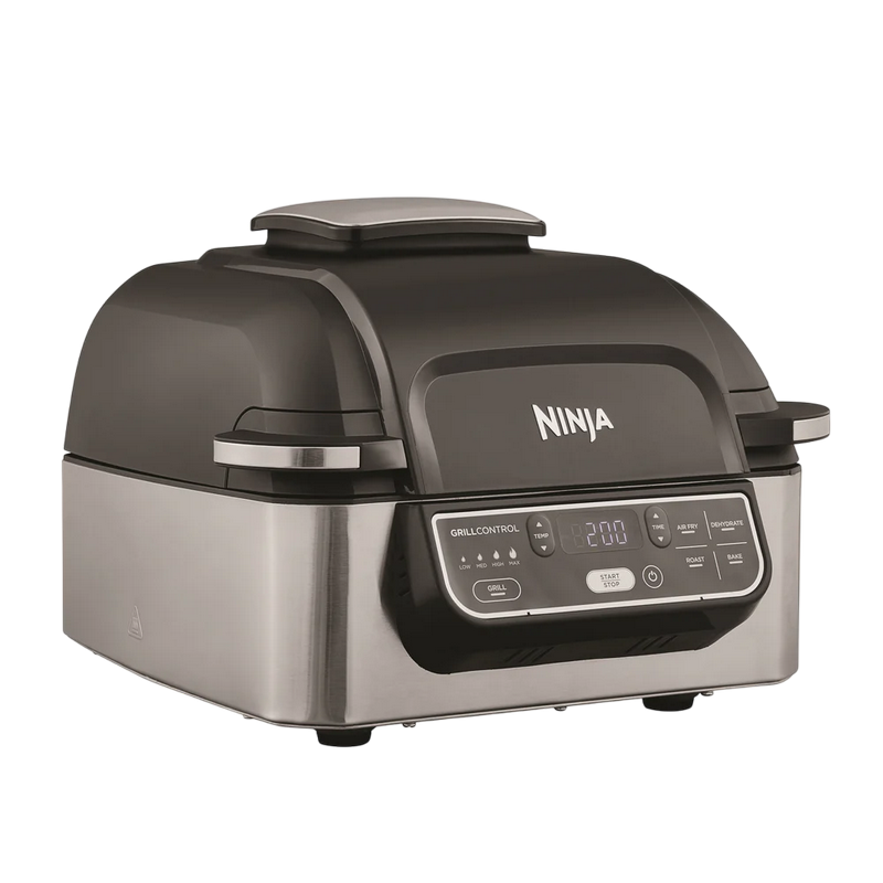 Grătar electric Ninja Sizzle AG301EU, 1760W, Negru | Argintiu