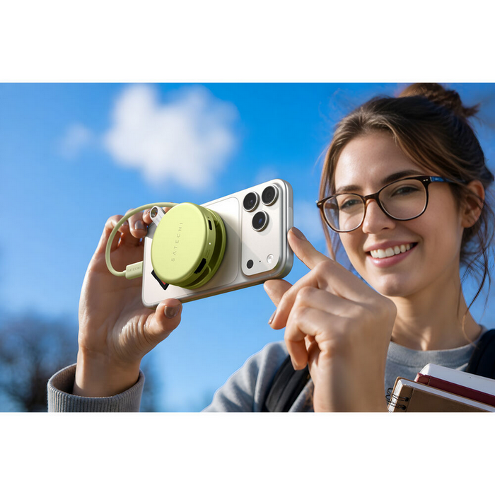 Многопортовый адаптер satechi onthego 5-in-1 multiport, зелёный Thumbnail 2