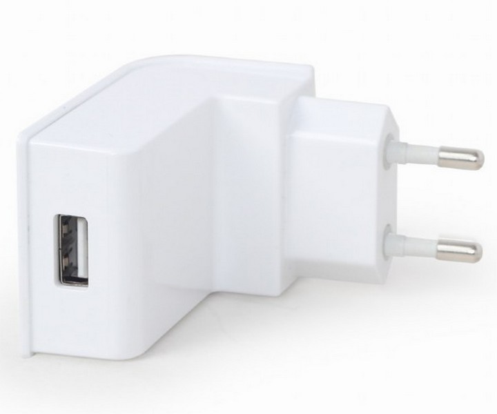  Universal USB charger, Out:1 USB * 5V / 2.1A, In: Schuko CEE 7/4, White, EG-UC2A-02-W