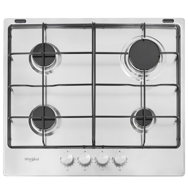 Газовая варочная панель Whirlpool TKRL 650 IX, Нержавеющая сталь