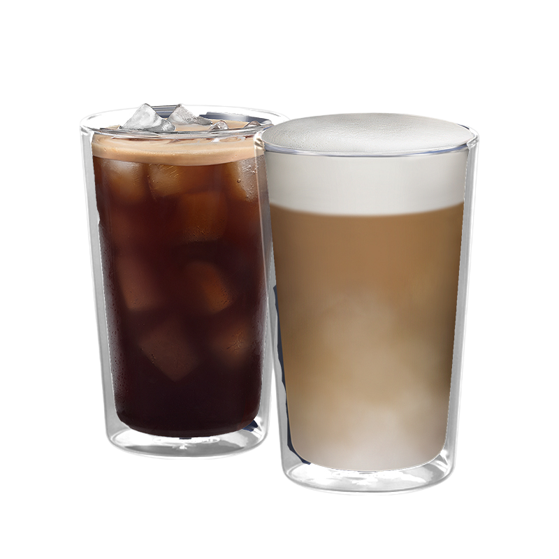 Set de pahare DLSC319, 490 ml, 2 buc, Transparent