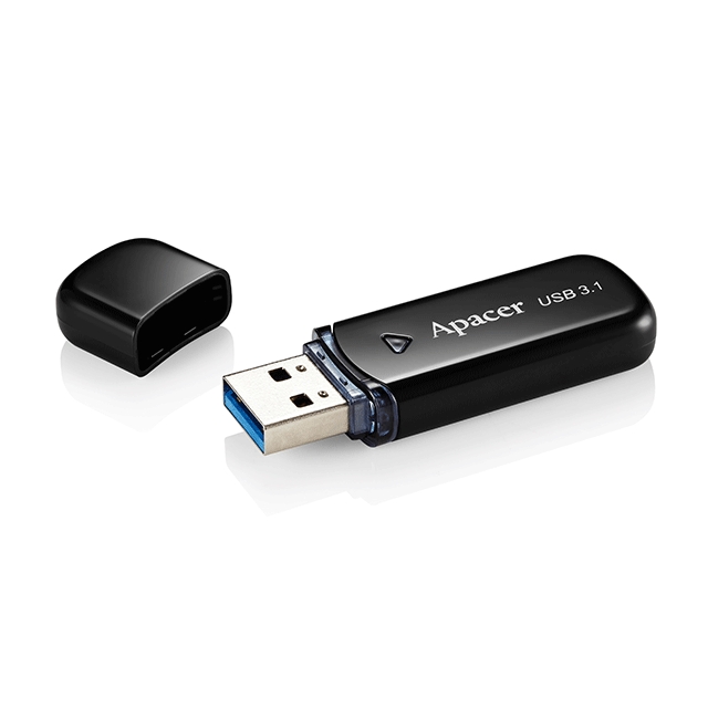 Memorie USB Apacer AH355, 32GB, Negru
