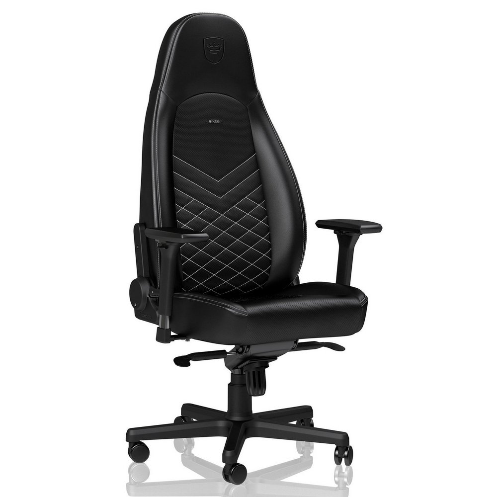 Gaming Noble Icon NBL-ICN-PU-BPW Black/White, User max load up to 150kg / height 165-190cm