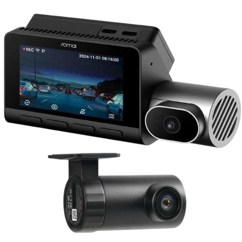 Set dash cam față și spate 70mai t800 + rear cam rc41, negru Thumbnail 2