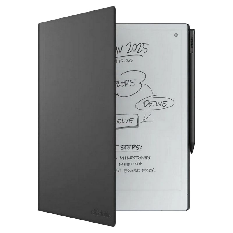 Электронная книга reMarkable 2 Book Folio Premium Зеркально-чёрный