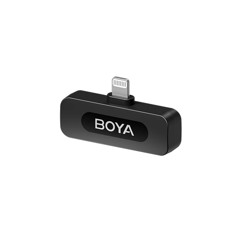 Microfon portabil pentru înregistrare vocală Boya BY-V2 V2.0 Fără fir Negru
