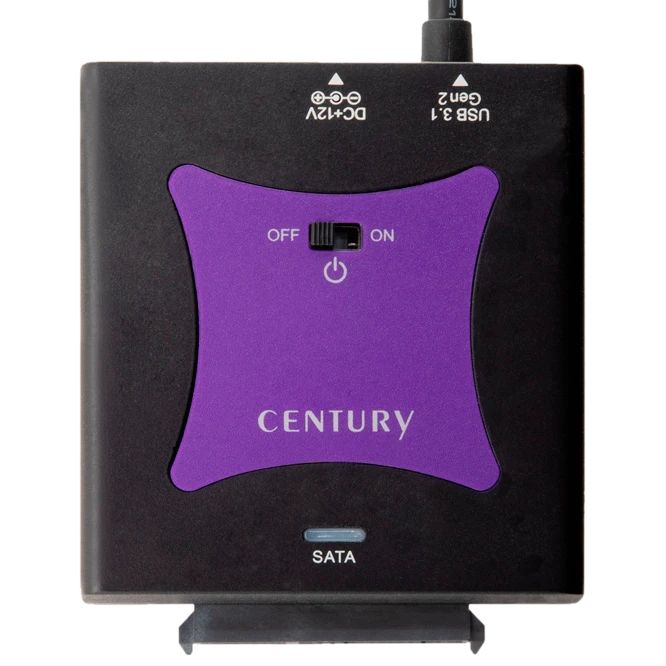 3.5" / 2.5"  to USB3.1 Gen2  Adapter for SATA HDD/SSD, Century "CRASU31", PSU
