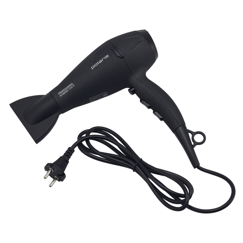 Uscător de păr Polaris PHD 2289AC, 2200 W, Negru